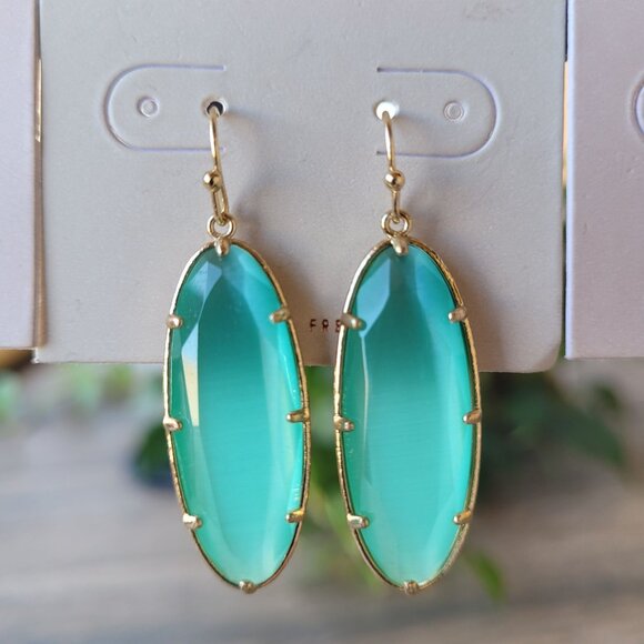 Earrings Nickle Free Dangle and Post Gold Tone Lot of 4 Pair Nordstrom - Picture 3 of 11